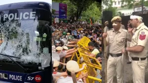 कॉकरोच जनता पार्टी के संसद मार्च में हुई हिंसा के बाद दिल्ली पुलिस ने FIR दर्ज की है